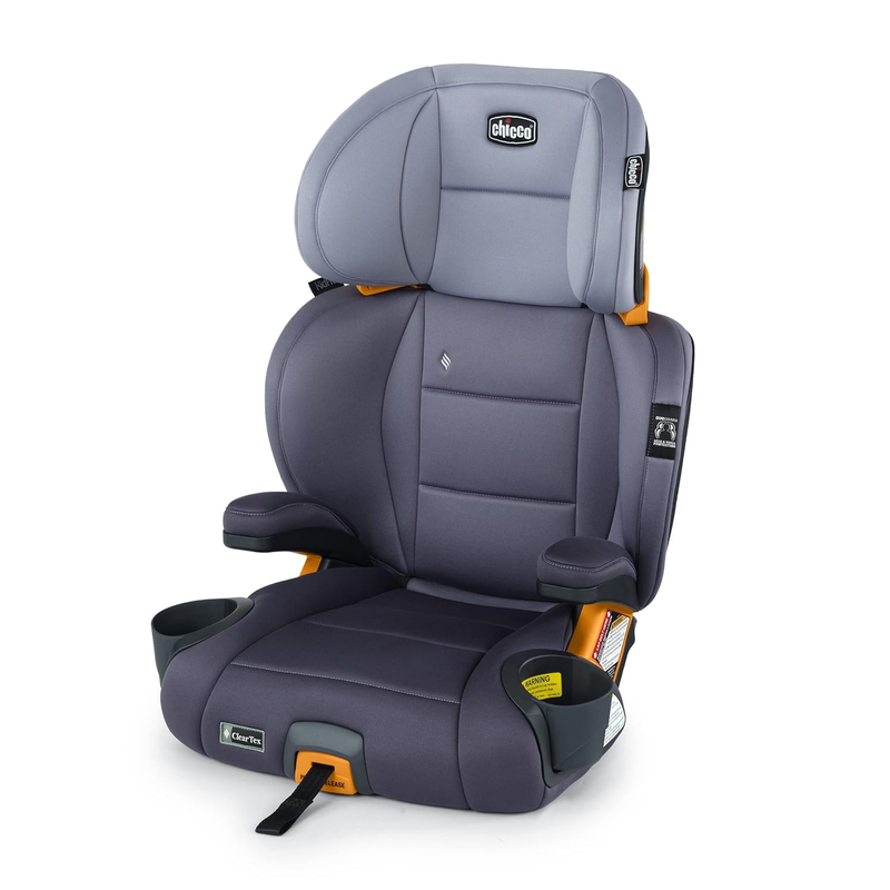 Kidfit Cleartex Plus 2 in 1 Booster Car Seat High Back/Backless 40 100lb Lilac10