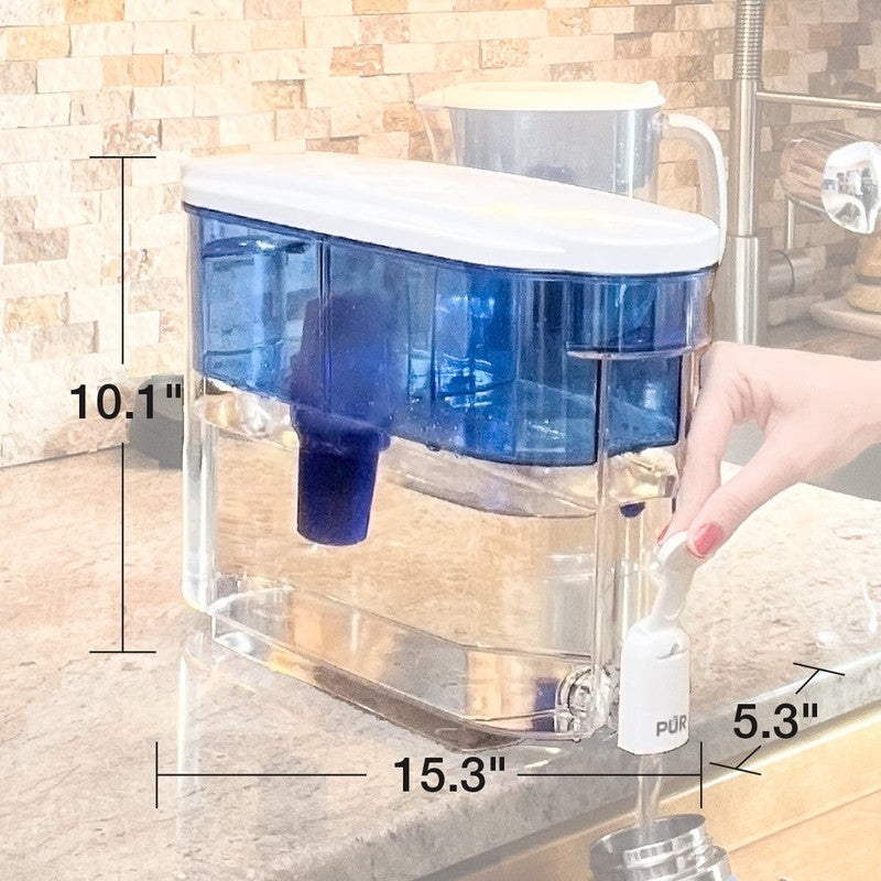 30 Cup Dispenser Filtration System, Blue/White, DS1800Z8