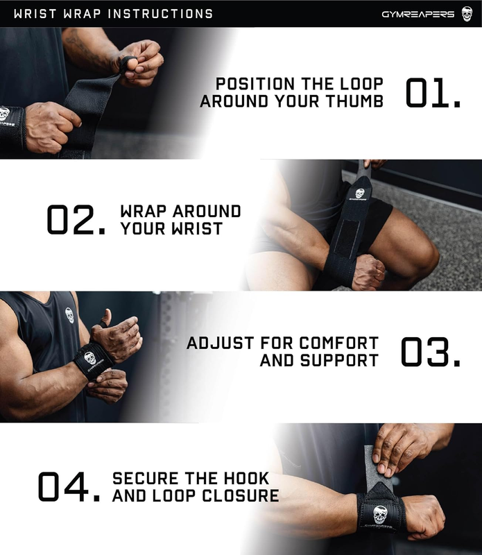 Weightlifting Wrist Wraps (IPF Approved) 18" Professional Quality Wrist Support 4