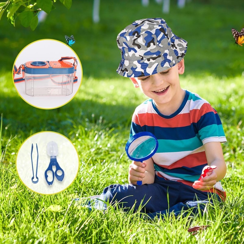 Kids Camping Set with Tent   Camping Gear Toy with Pretend Play Outdoor Toy for 6
