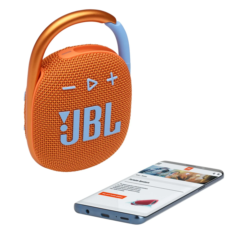 Clip 4 Orange Portable Bluetooth Speaker6