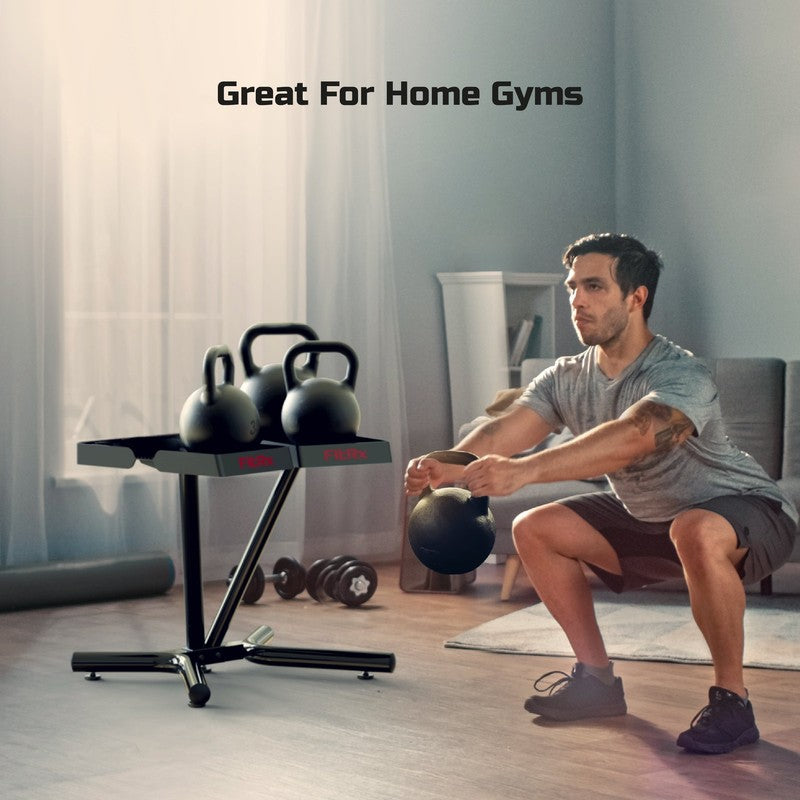 Smartrack Dumbbell & Kettlebell Rack Stand for Home Gym4
