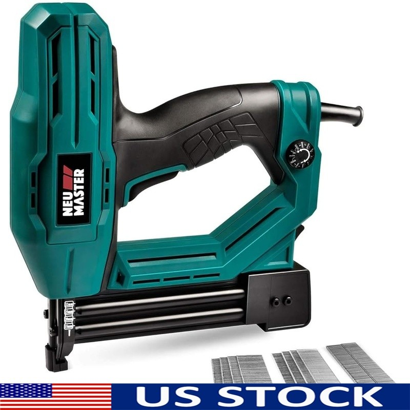 2-In-1 Electric Brad Nailer Staple Gun Non-Marring Ergonomic DIY Projects New11