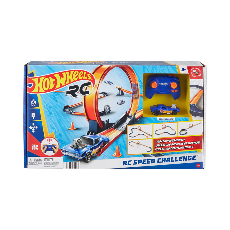 RC Speed Challenge Track Set – 1:64 Scale Battery-Powered Toy Car with 30+ Track6