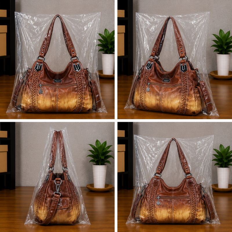 Women's Soft PU Leather Shoulder Bag Crossbody Purse Handbag0