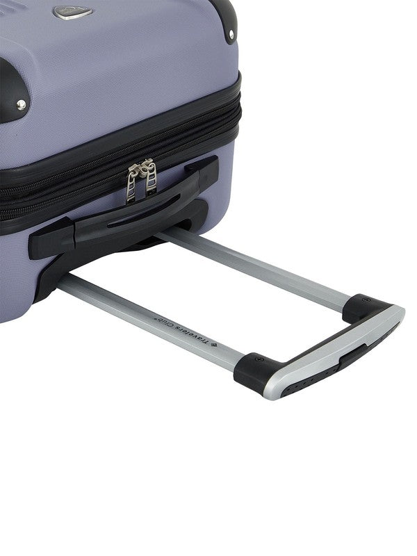 20 Inch Expandable Rolling Hard Side Carry On Luggage Blue Granite4