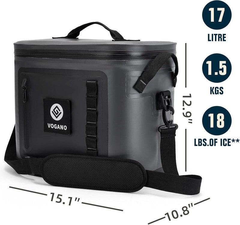 40 Can Soft Cooler Bag   Insulated Leak Proof Large Cooler Bag with Roll Top Wat3