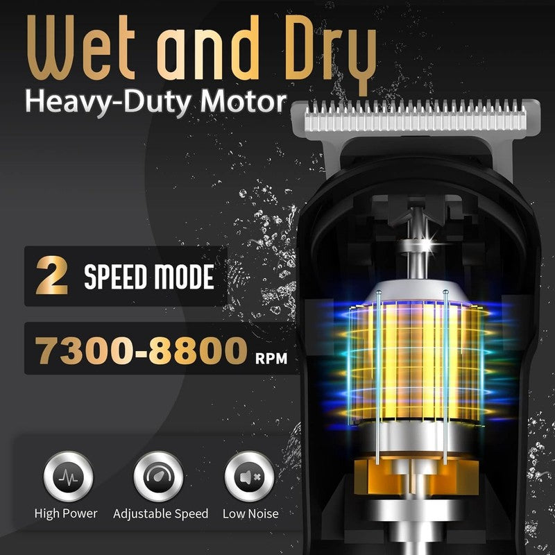 All-in-One Waterproof Beard Trimmer & Grooming Kit for Men - Perfect Gift!4