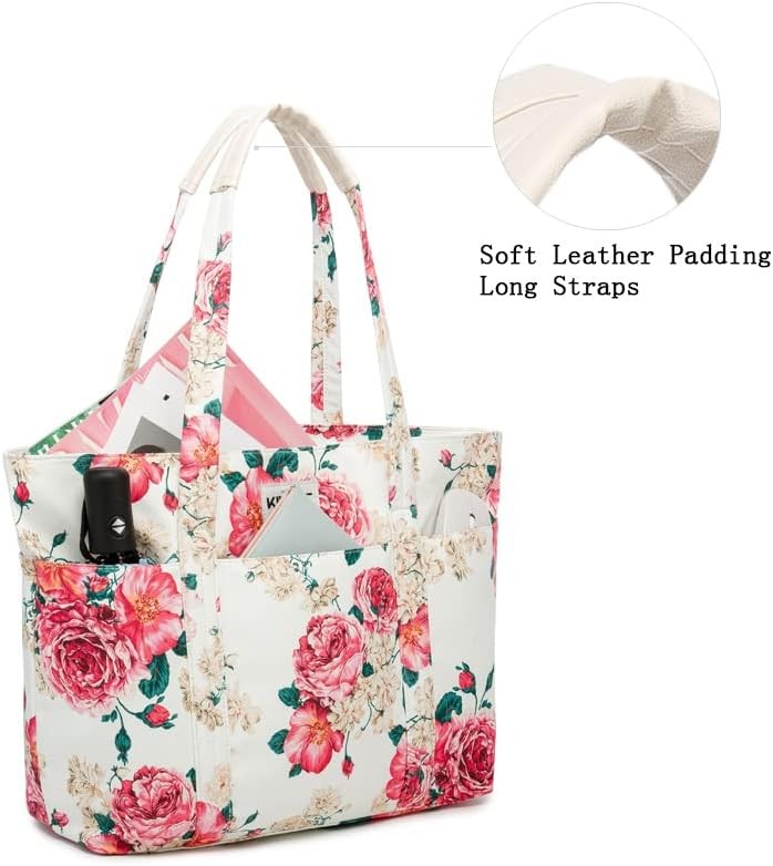 Women Laptop Tote Bag 15.6" Work Handbag Top Handle Office Travel1