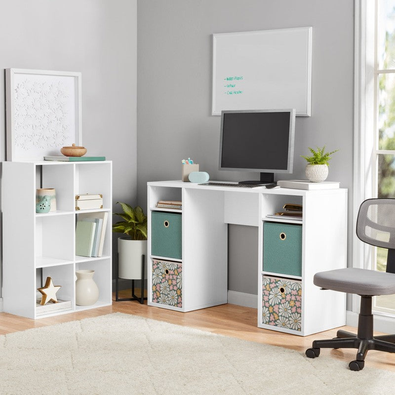 6 Cube Storage Organizer, White3