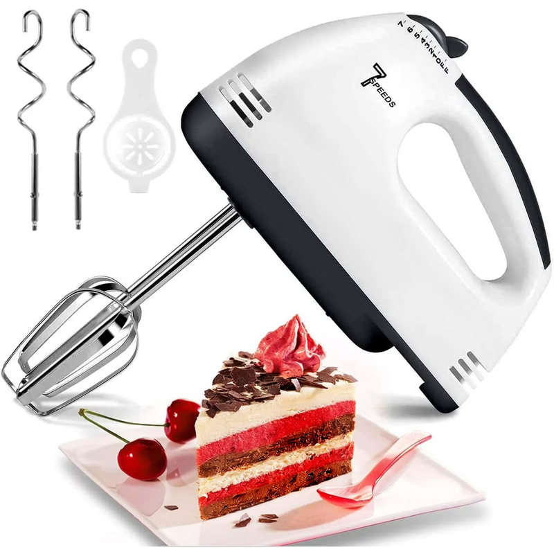 Electric Hand Mixer, 7-Speeds Lightweight Hand-Hand Blender Mixer, Portable Powe8