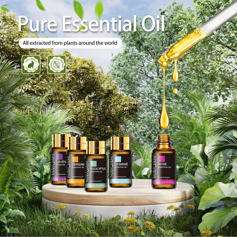 Tea Tree 20 Pcs Pure Essential Oil Gift Set, for Diffuser, Humidifiers, Skin Car2