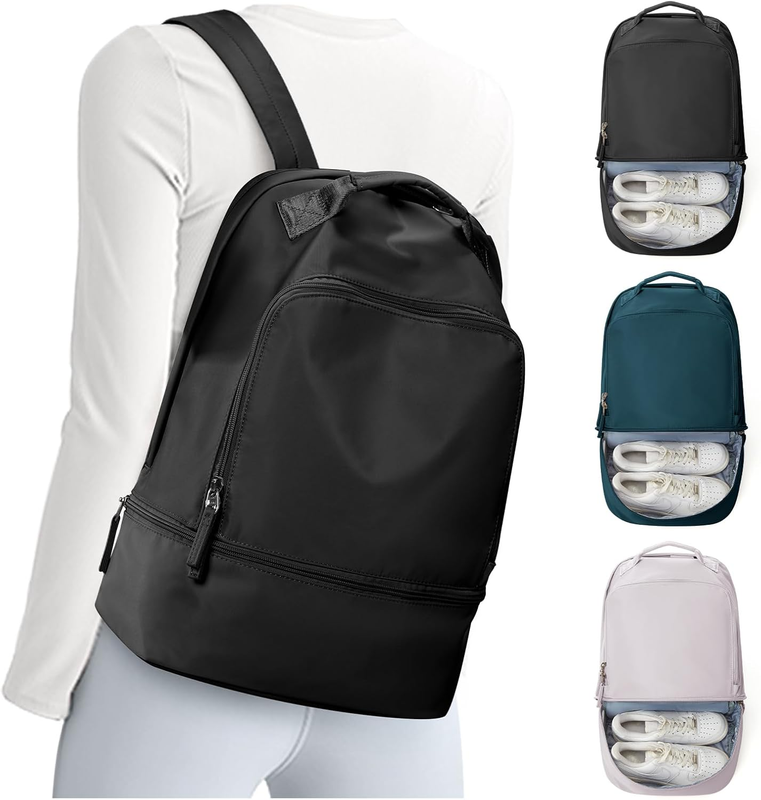 Gym Backpack for Women w/ Shoe Compartment Wet Pocket Travel Sports Bag11