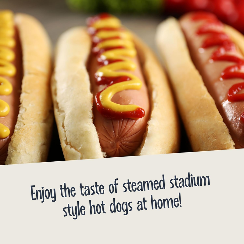 Extra Large Hot Dog Steamer 20 Dogs 6 Buns Sausage Brats Veggie Cooker8