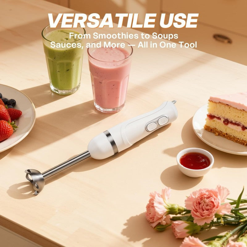 Hand Blender, Immersion Blender with 2 Mixing Speed, Electric Handheld Mixer Por3