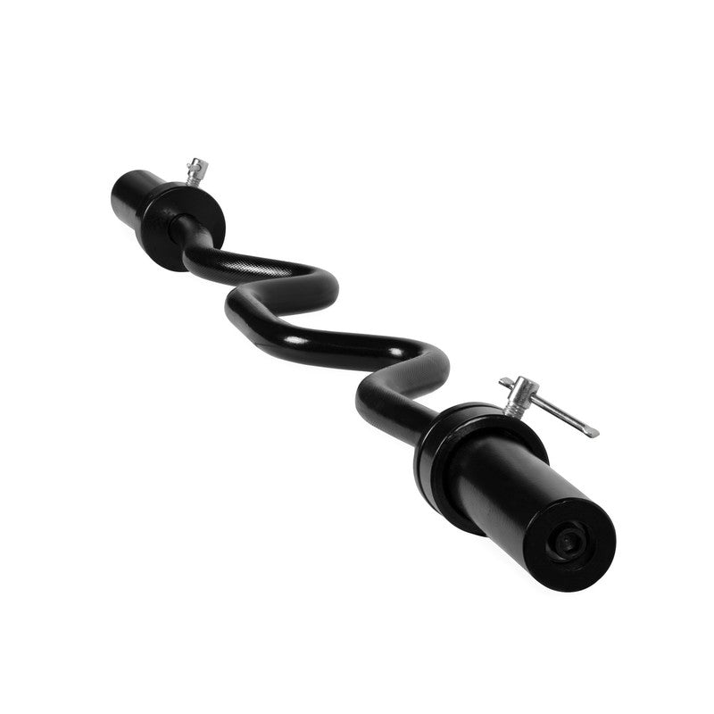 Barbell 48 In. Olympic Super Curl Weight Bar, Black11