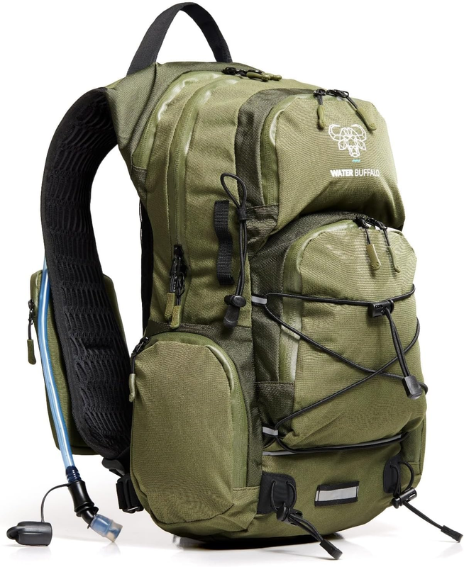 22L Hydration Backpack with Water Bladder Hiking Pack Waterproof Zippers11