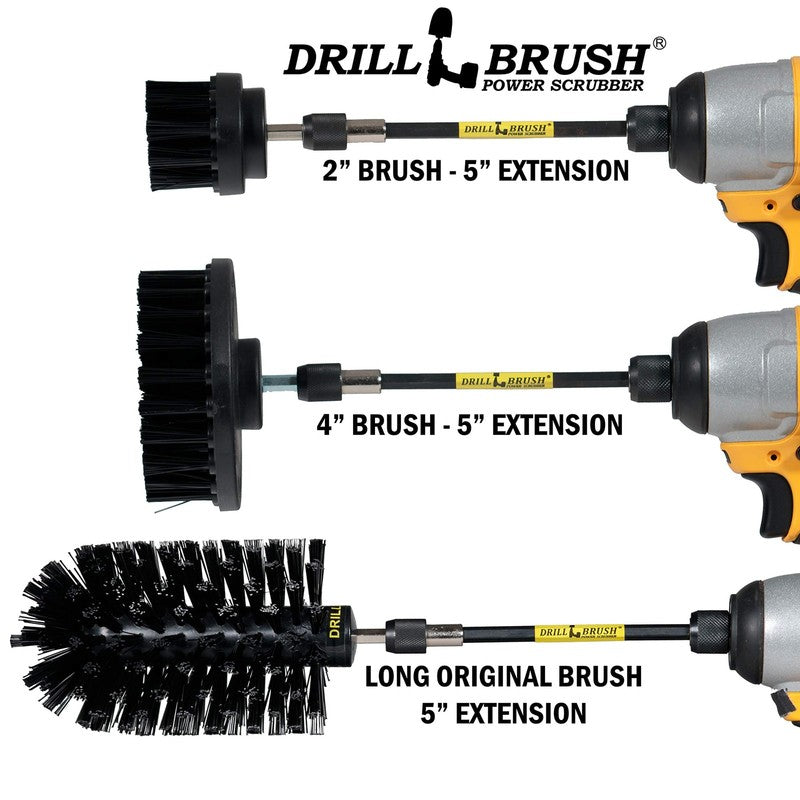 Oil Stain Remover Scrub Brush Attachment for Drill Set - Household Cleaning Tool6
