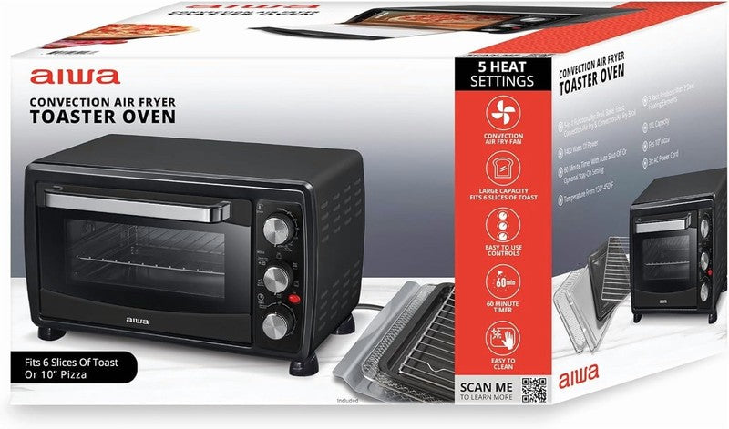 Convection Toaster Oven, Countertop Oven with Bake, Toast, & Broil Functions,3