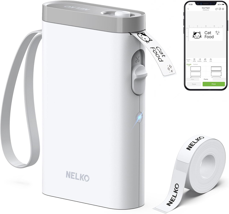 Label Maker Machine with Tape, P21 Bluetooth Label Printer, Wireless Mini Label 9