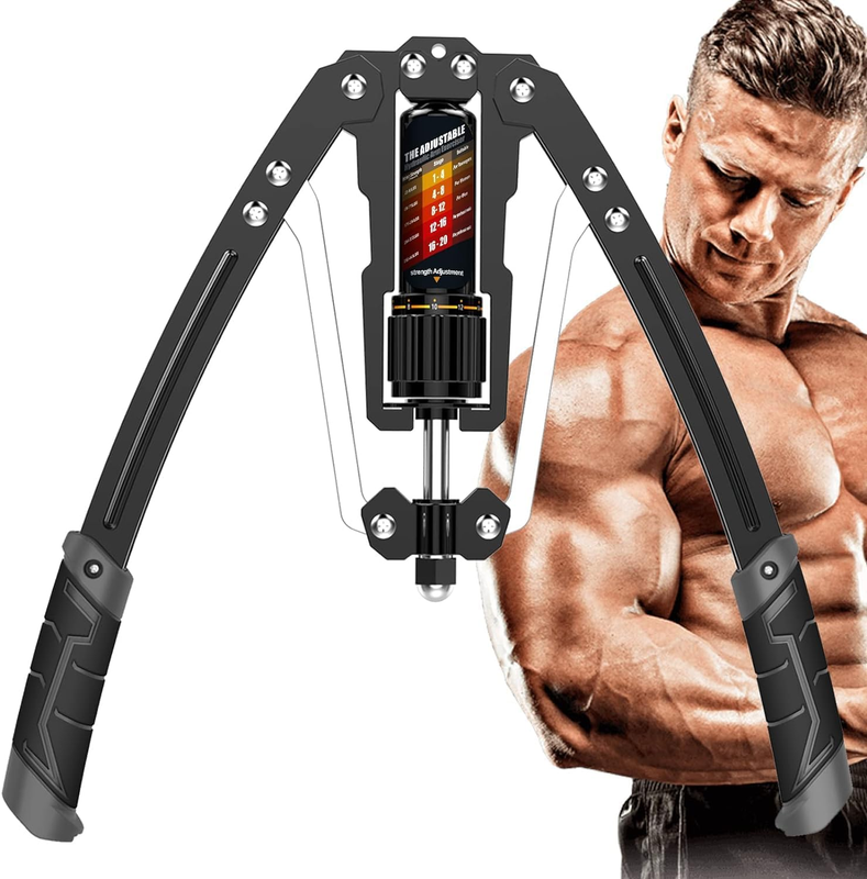 Adjustable Twister Arm Exerciser - 22-440Lbs Hydraulic Power Strength Trainer0