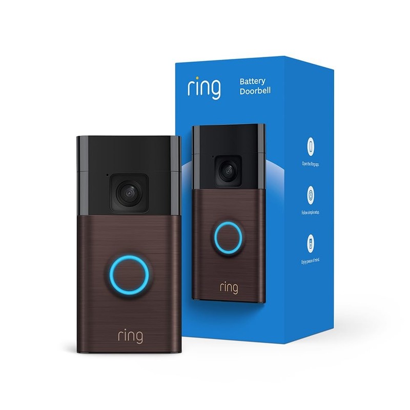 Battery Doorbell (Newest Model), Home or Business Security with Head-To-Toe Vide1
