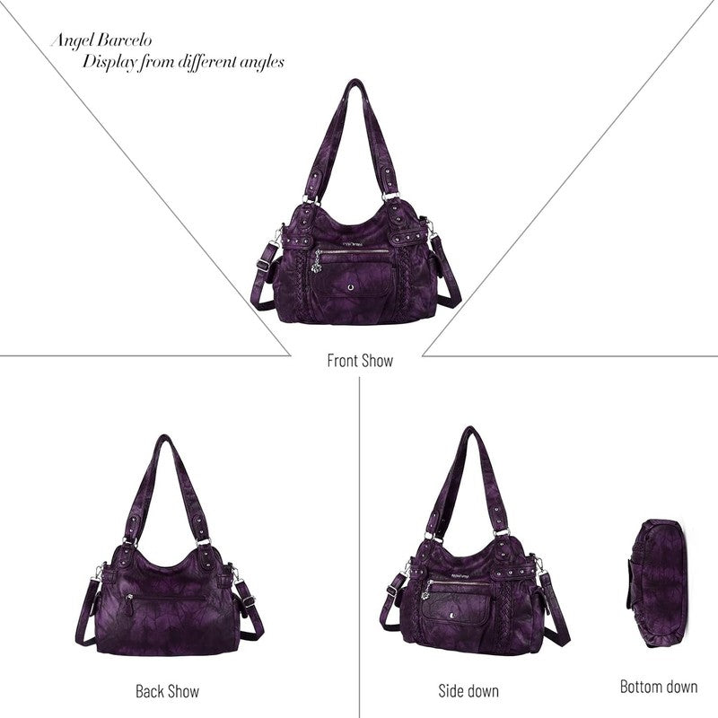 Purses for Women Soft PU Leather Shoulder Bag Crossbody Purse and Handbags2