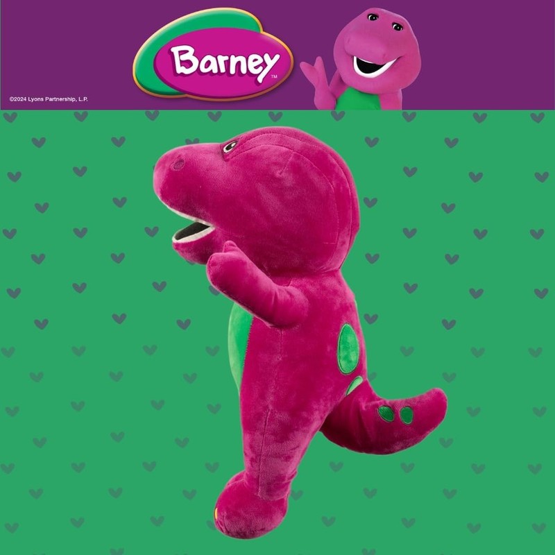 Collectibles Barney Classic Bedding Super Soft Cozy Decorative Pillow, (Official4