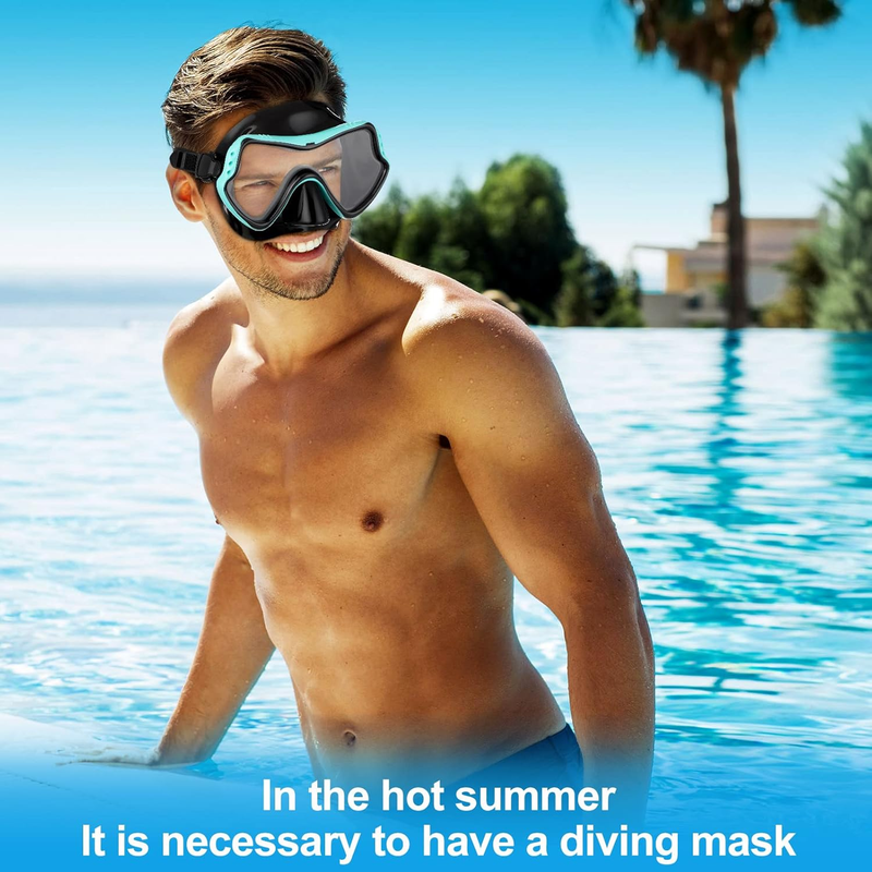 6 Pack Swim Goggles with Nose Cover Anti-Fog Leakproof Diving Mask for Adults Yo5