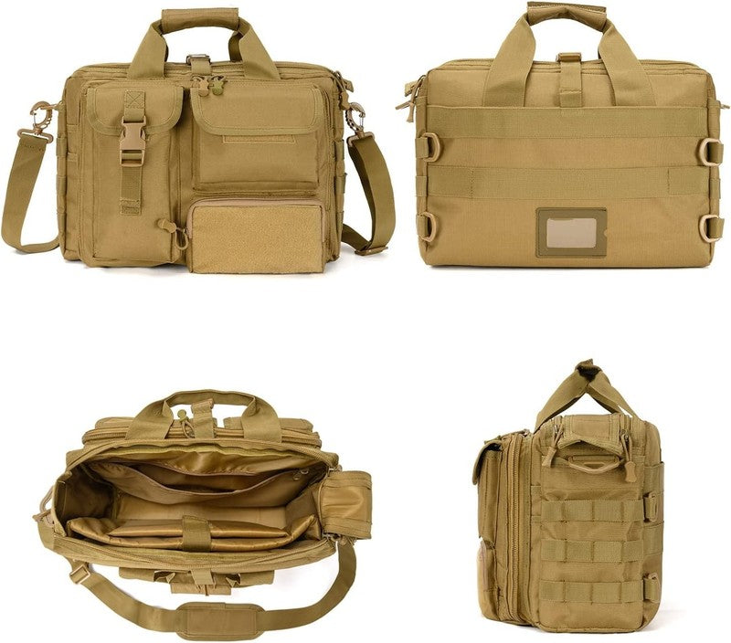 Tactical Messenger Bag 14 15.6 17.3 Inch Laptop Briefcase Military Work Bag Men5