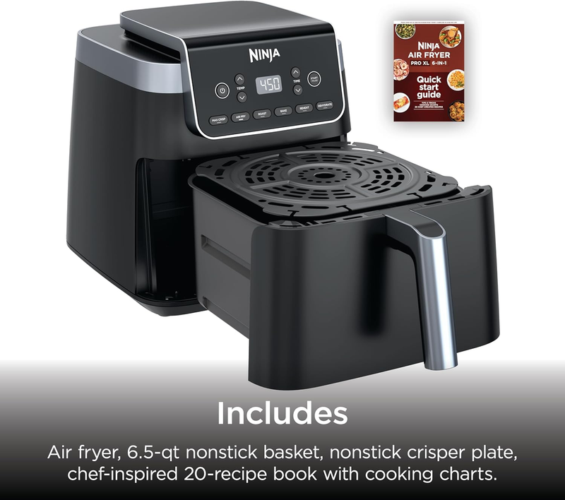 Ninja AF181 XL 6.5QT Air Fryer Max Crisp 6 in 1 Air Fry Roast Bake Grey9