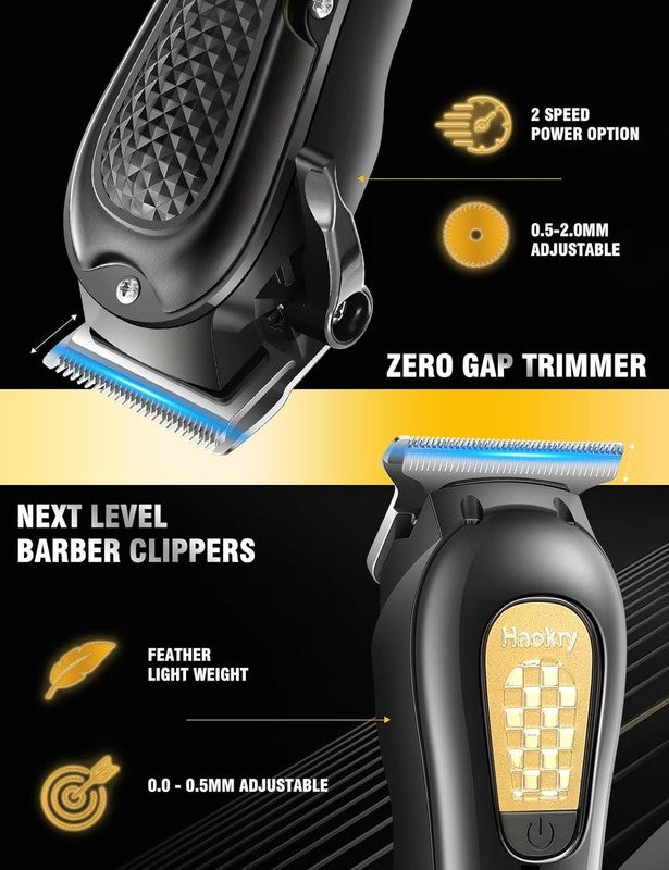 Professional Hair Clippers & Trimmer for Men | Cordless Barber Grooming Kit1