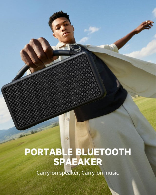 80W Portable Bluetooth Speaker 20H Playtime Subwoofer TWS Black2