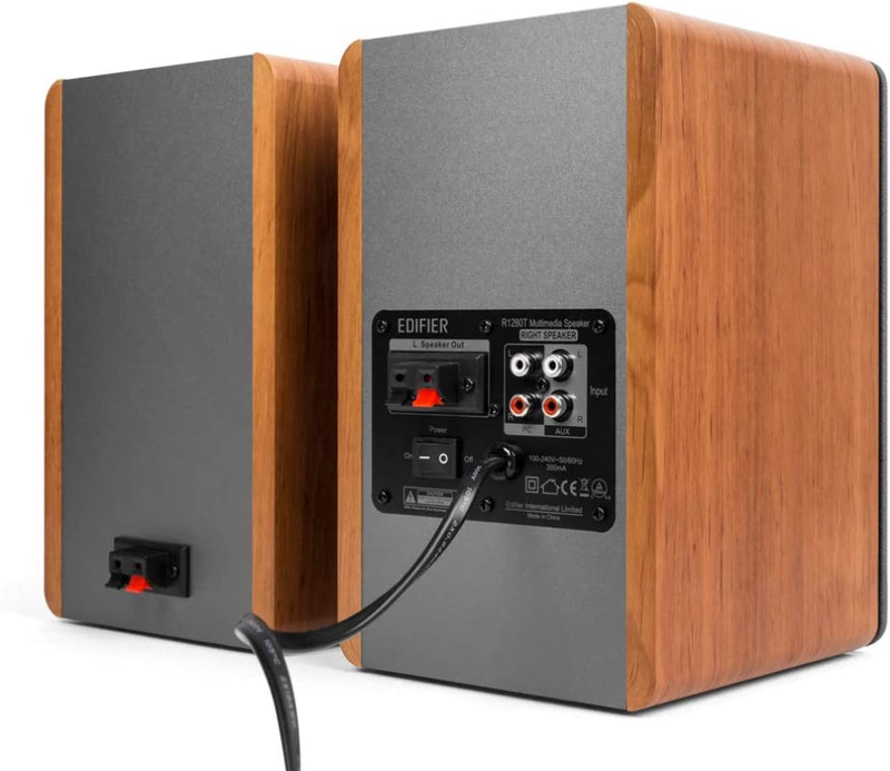 R1280T Powered Bookshelf Speakers - 2.0 Active near Field Studio Monitor Speaker1