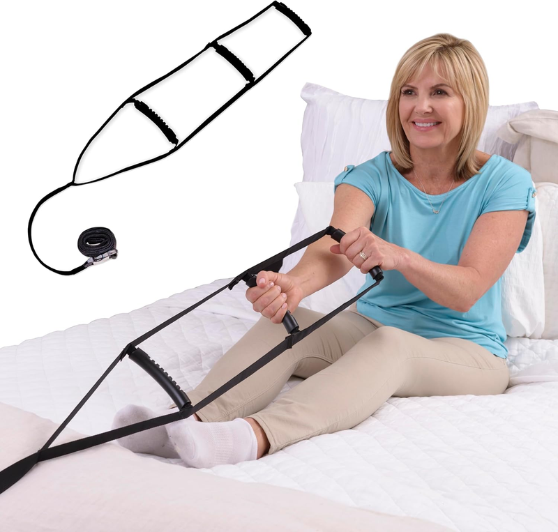 Bedcaddie, Pull-Up Assist Bed-Ladder with Non-Slip Handles for Adults, Seniors, 10