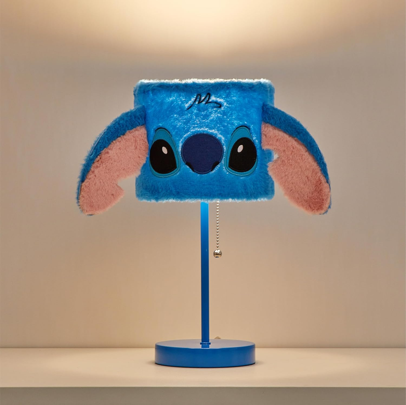 Disney Stitch Plush Table Lamp,15.5" Figural Lamp with Soft Shade & Pull Chain,K5