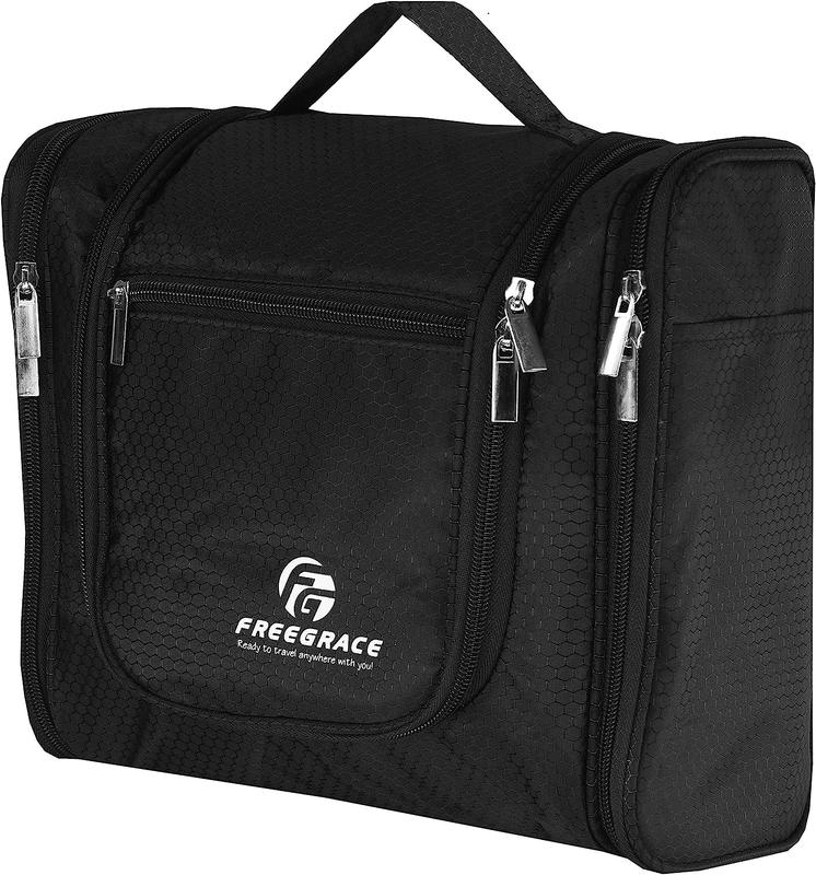 Hanging Toiletry Bag Extra Large Travel Organizer Waterproof Nylon Black7