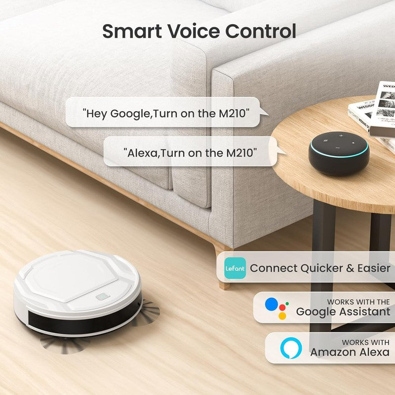 Robot Vacuum M210, Strong Suction, 120min, Wi-Fi/App/Alexa, Self-Charging6