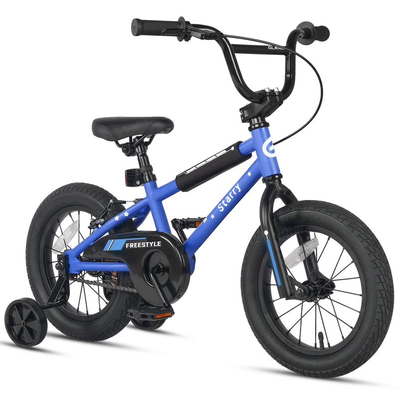 14in Kids BMX Bike w/ Training Wheels Coaster Brake Ages 3 5 Blue10