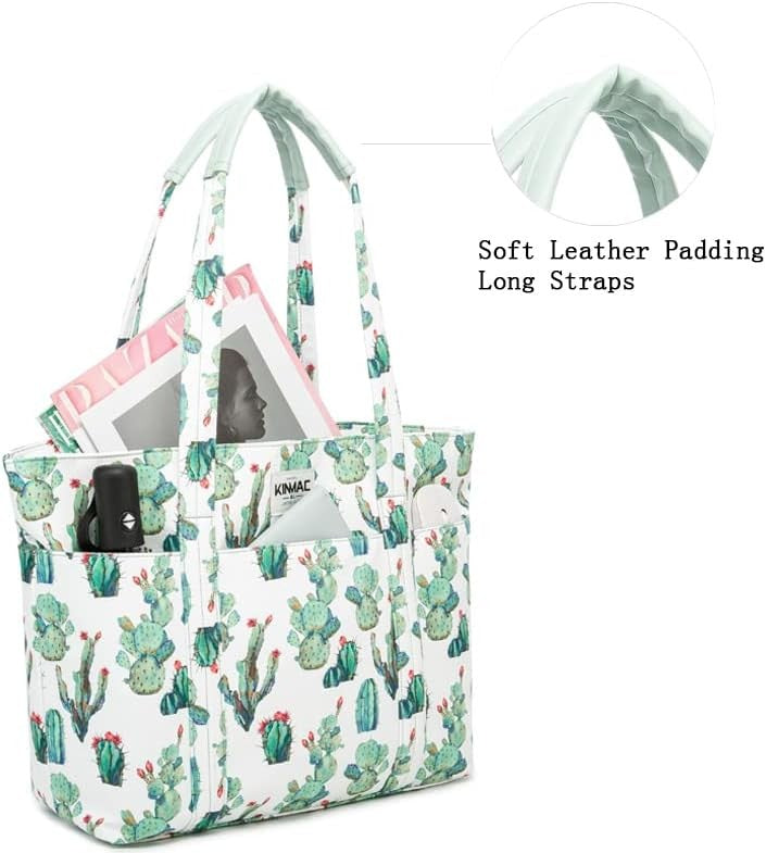 Women Laptop Tote Bag 15.6" Work Top Handle Office Handbag Travel1