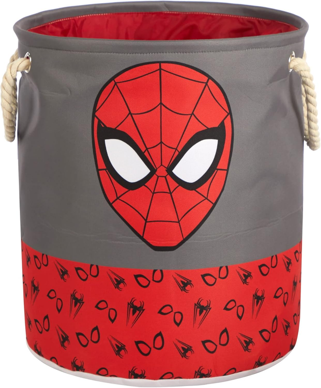 Spider-Man 3-Piece Toy Storage Baskets Nesting Fabric Multi-Size w/ Handles1