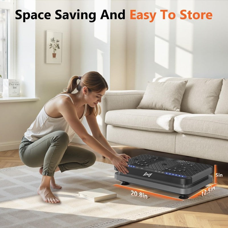 Vibration Plate Fitness Platform Exercise Machine Vibrating Shaking Full Body Sh6