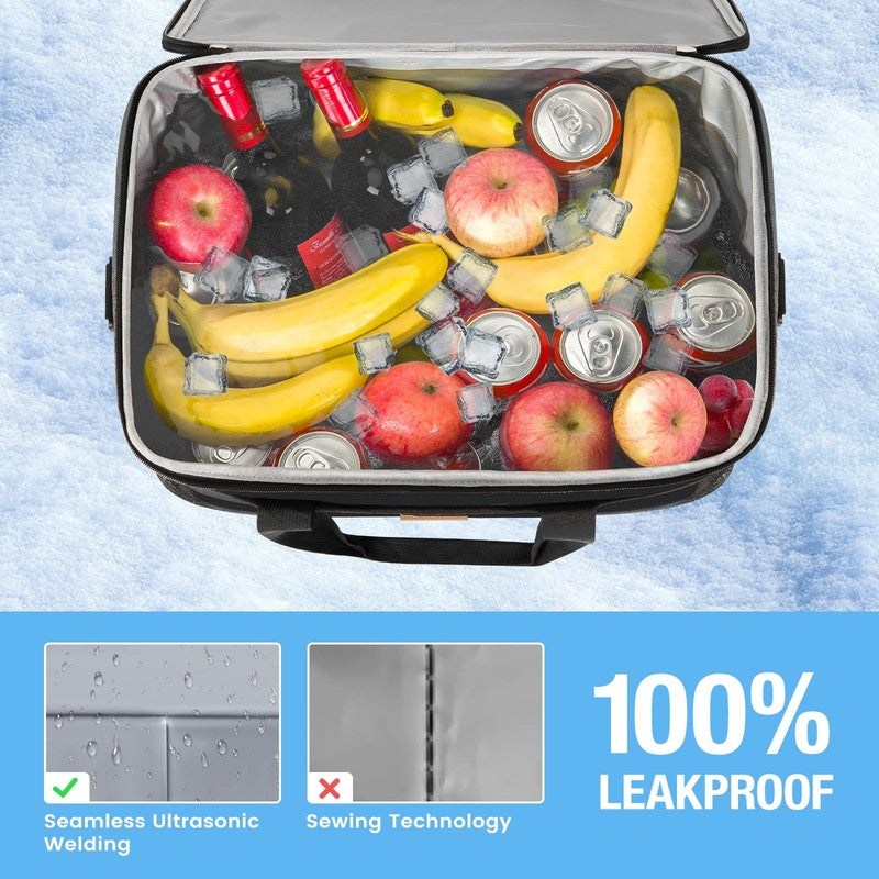 48 Can Collapsible Soft Cooler Bag   Insulated, Leakproof, Portable for Travel7
