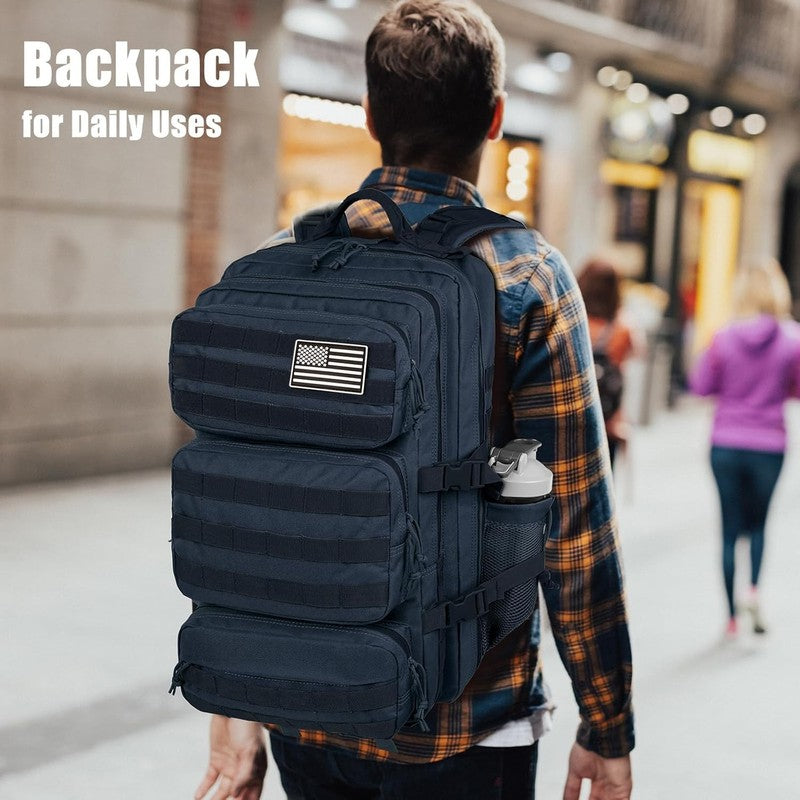 50L Military Tactical Backpack MOLLE Army Assault Bug Out Bag Water Resistant Br5