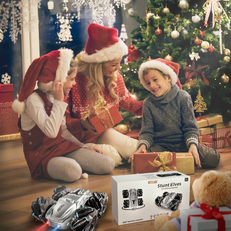 Remote Control Car,Double Sided 360° Rotating 4WD RC Cars, 2.4Ghz Electric Race 8