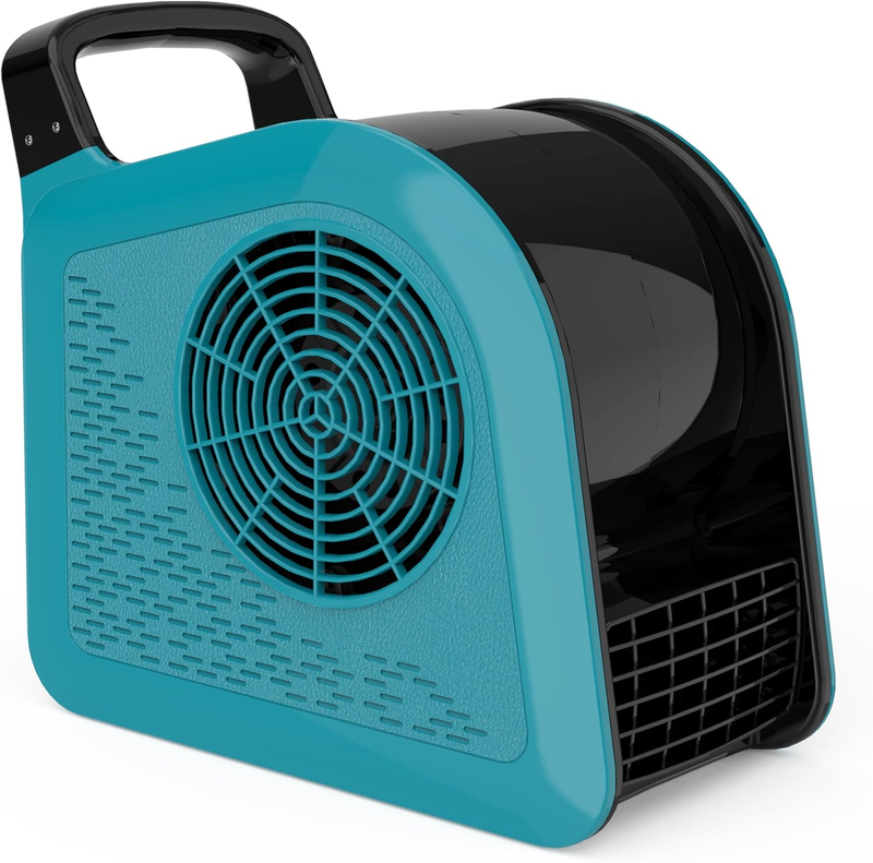Portable High Velocity Blower Fan 3 Speed Air Mover 185° Utility Floor Fan Blue9