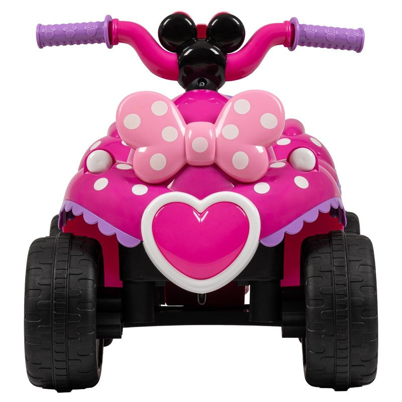 6V Disney Minnie Mouse Ride-On Quad for Toddlers Ages 1.5-3 Pink9
