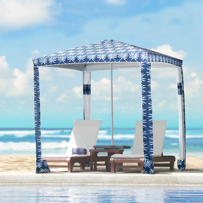 6.5' Portable Beach Canopy Umbrella with UV50+ Protection and Carry Bag0