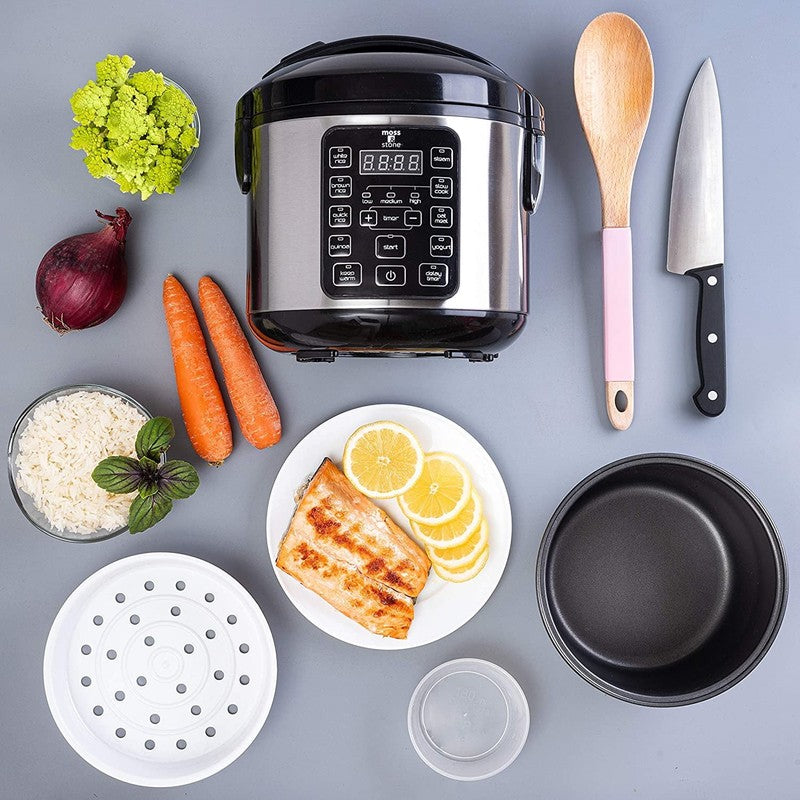 4 8 Cup Electric Rice Cookers, Clear   Nonstick Interior7