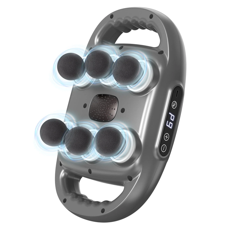 Massage Gun, 6 Head Deep Tissue Quiet Massager, Portable Muscle Massage Gun for 11